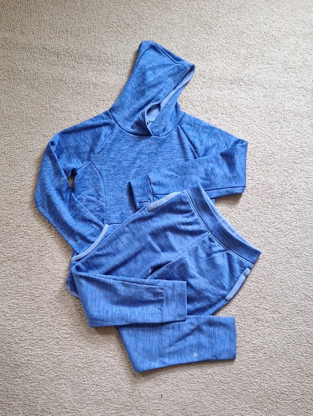 Champion Heathered Blue Pullover Hoodiesuits